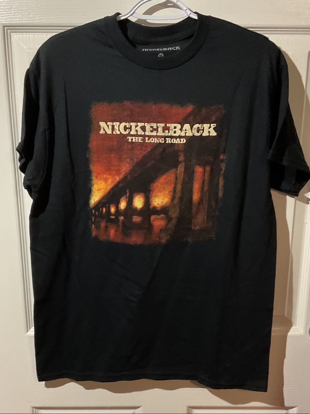 Nickelback The Long Road Black Graphic Band Tee